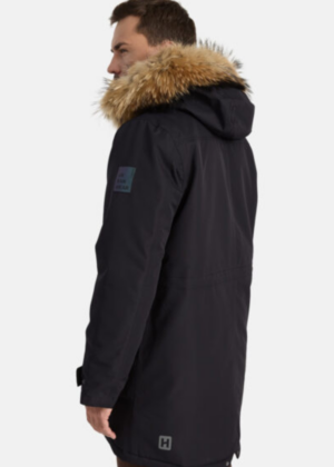 HUPPA meeste talveparka David 1 must NATURAALKARVAGA 200 grammi soojustusega-vihma ja tuulekindel-TARNEAEG kuni 5 tööpäeva - Image 3