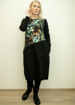 Stiilne must taskutega pusakleit Sära-UUDIS- suurus M(38-40)-kohe laos-teised suurused tellimisel - Image 2