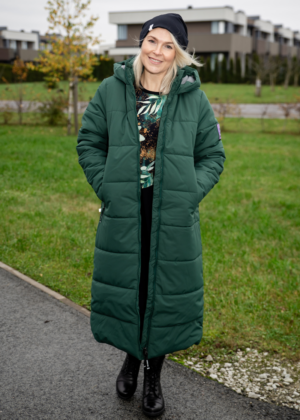 Huppa naiste talvemantel Nina roheline(soojustus 300 grammi)-kohe laos-super hind - Image 8