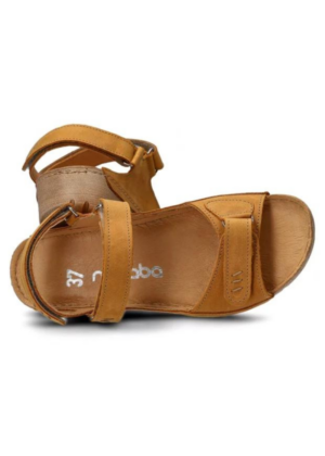 NAGABA NATURAALNAHAST moteriški sandalai geltoni - Image 7