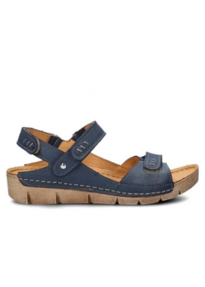 NAGABA NATURAALNAHAST naiste sandaalid sinised-KOHE LAOS VIIMASED-SUPER HIND - Image 4