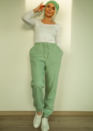 VERO MODA  mündirohelised naiste dressipüksid Bea-KOHE LAOS