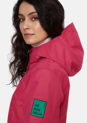 HUPPA vihma ja tuulekindel fuksiaroosa naiste kevad-sügis parka 40 gr soojustusega-KOHE LAOS - Image 5