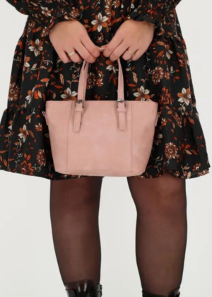 Beagles pehmest kunstnahast väiksem roosa naiste õlakott-(kaasas ka pikk õlarihm)-KOHE LAOS - Image 5