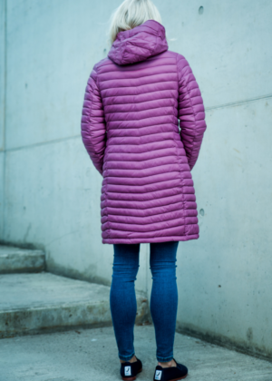 TUXER  poolpikk  naiste kevad-sügis jope sirelililla-KOHE LAOS VIIMASED M(38-40) suuruses-HEA HIND - Image 6