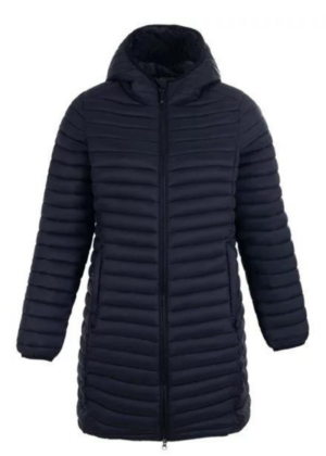 TUXER  poolpikk tepitud mustriga naiste kevad-sügis jope must-KOHE LAOS VIIMASED-SUPER HIND - Image 3