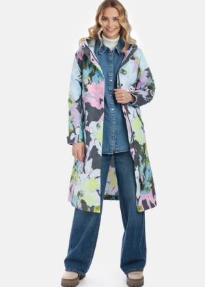 Huppa kevad-sügis mantel  Amanea halli kirju(ilma soojustuseta) -UUDIS - Image 4