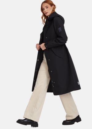 Huppa kevad-sügis mantel (ilma soojustuseta) Amanea must -UUDIS - Image 2