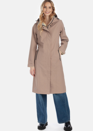 Huppa naiste kevad-sügis mantel Merje beez(ilma soojustuseta)-UUDIS - Image 1