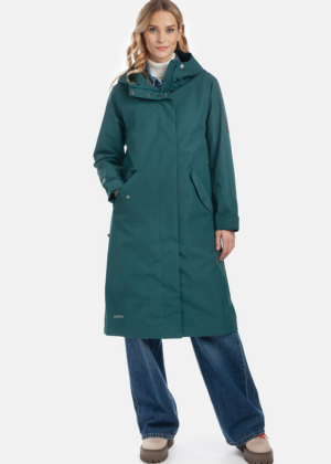 Huppa kevad-sügis mantel  Amanea petroolroheline(ilma soojustuseta) -UUDIS - Image 1