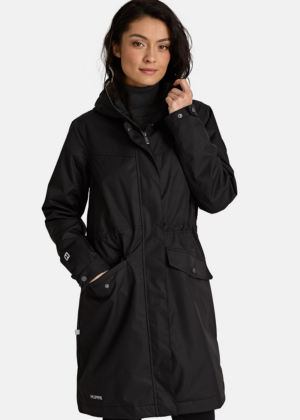 HUPPA naiste kevad-sügis parka Minna must 40 gr soojustusega - Image 1