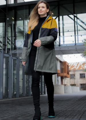 HUPPA naiste kevad-sügis jope Hanka (sinep, must, roheline) 40 gr soojustusega-KOHE LAOS - Image 4