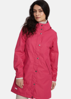 HUPPA vihma ja tuulekindel fuksiaroosa naiste kevad-sügis parka 40 gr soojustusega-KOHE LAOS