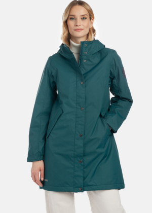 HUPPA naiste kevad-sügis parka Janelle petroolroheline 40 gr soojustusega-UUDIS - Image 1