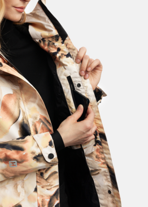 HUPPA šiltesnė žalia moteriška rudens-žiemos striukė Minna 100 gr su apšiltinimu-KLIENTŲ MĖGSTAMIAUSIAS - Image 5