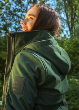 HUPPA naiste kevad-sügis softshell jope Ava tumeroheline - Image 5