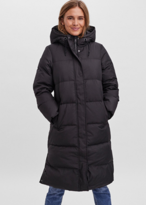 Vero Moda  naiste sulemantel Erica Holly must-kohe laos viimased XS-suuruses - Image 1