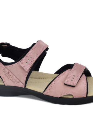 NATURAALSEST NAHAST Omaking  Classical kerged  sandaalid Liiva roosad-KOHE LAOS - Image 2