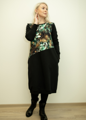 Stiilne must taskutega pusakleit Sära-UUDIS- suurus M(38-40)-kohe laos-teised suurused tellimisel - Image 4