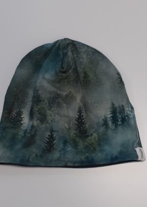 Puuvillasest kangast müts Udune Mets- kahtepidi kantav