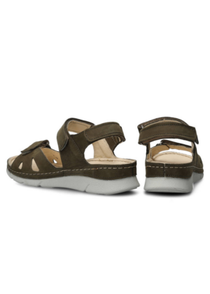 NAGABA NATURAALNAHAST naiste sandaalid metsarohelised - Image 6