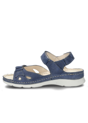 NAGABA NATURAALNAHAST naiste sandaalid sinised suuruses 39-KOHE LAOS VIIMASED-SUPER HIND - Image 3