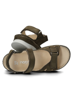 NAGABA NATURAALNAHAST naiste sandaalid metsarohelised - Image 4