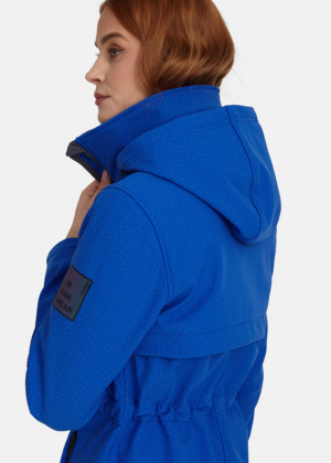 HUPPA  naiste kevad-sügis softshell jope Ava erksam sinine-viimased - Image 7