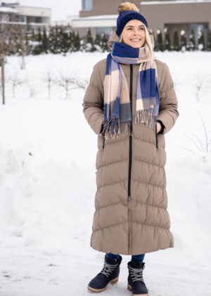 Värvikas  naiste sall sinistes toonides-KOHE LAOS - Image 2