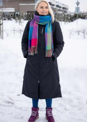 Huppa naiste talvemantel Eira must (300 gr soojustusega)-super hind - Image 2