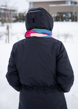 Huppa naiste talvemantel Eira must (300 gr soojustusega)-super hind - Image 12