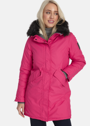 Huppa naiste talveparka Vivian fuksiaroosa kunstkarvaga(200gr soojustusega)-kohe laos viimane L-super hind - Image 2
