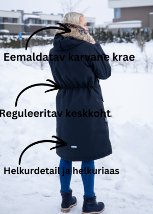 Lenne naiste talveparka Carmen must-kohe laos-super hind - Image 7