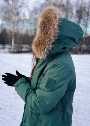 HUPPA pikem naiste talveparka Vienna tumeroheline NATURAALKARVAGA-KOHE LAOS VIIMANE M(38-40) - Image 4