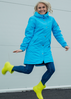 HUPPA vihma ja tuulekindel helesinine kevad-sügis naiste ülemineku parka (140 gr soojustusega)-KOHE LAOS VIIMANE-SUPER HIND - Image 3