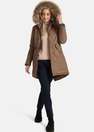 HUPPA naiste talveparka Vivian beez naturaalkarvaga 200 gr soojustusega-kohe laos-SUPER HIND - Image 3