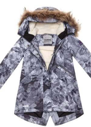HUPPA tüdrukute talveparka Vivian NATURAALKARVAGA 200 gr soojustusega-KOHE LAOS VIIMANE 152 cm(11-13 aastasele) - Image 4
