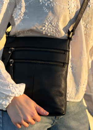 TREATS BAG juoda moteriška natūralios odos rankinė Alicia-NAUJIENOS-DABAR TURIME - Image 2