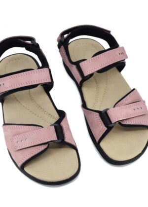 NATURAALSEST NAHAST Omaking  Classical kerged  sandaalid Liiva roosad-KOHE LAOS