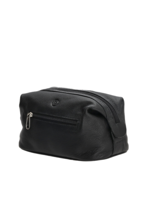 Live In Style unisex naturaalnahast must kosmeetikakott-KOHE LAOS-HEA HIND - Image 2