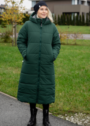 Huppa naiste talvemantel Nina roheline(soojustus 300 grammi)-kohe laos-super hind - Image 2