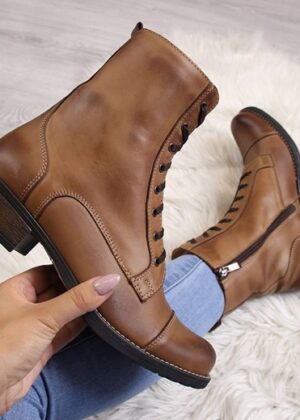 Stiilsed NATURAALSEST NAHAST seest SOOJA KARVAGA Dolce Pietro kõrvalt lukuga naiste tanksaapad-KOHE LAOS-KLIENTIDE LEMMIK - Image 3