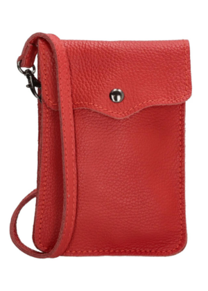 CHARM LONDON naturaalnahast mobiilikott maasika punane-KOHE LAOS