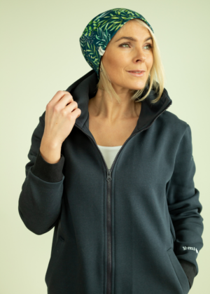 YEMI DISAIN tumesinine pikk kapuutsiga pusa-jakk- XL ja XXL-KOHE LAOS - Image 3