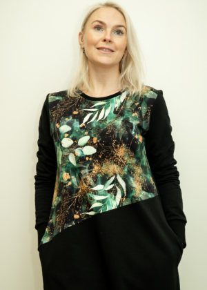 Stiilne must taskutega pusakleit Sära-UUDIS- suurus M(38-40)-kohe laos-teised suurused tellimisel - Image 5