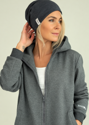 Puuvillasest kangast müts tumehall-Kohe laos - Image 2