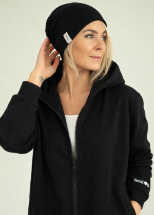 Puuvillasest kangast müts must-Kohe laos - Image 2