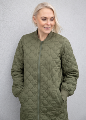 VERO MODA tepitud mustriga roheline naiste kevad-sügis jope Mallie -UUDIS-KOHE LAOS - Image 3