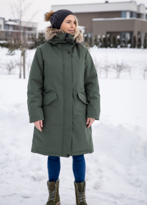 Lenne naiste talveparka Carmen metsaroheline(200 gr soojustusega)-super hind - Image 3