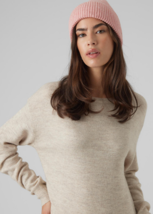 VERO MODA ülipehme ja mõnus soe sügis-talvine müts Milla heleroosa-KOHE LAOS